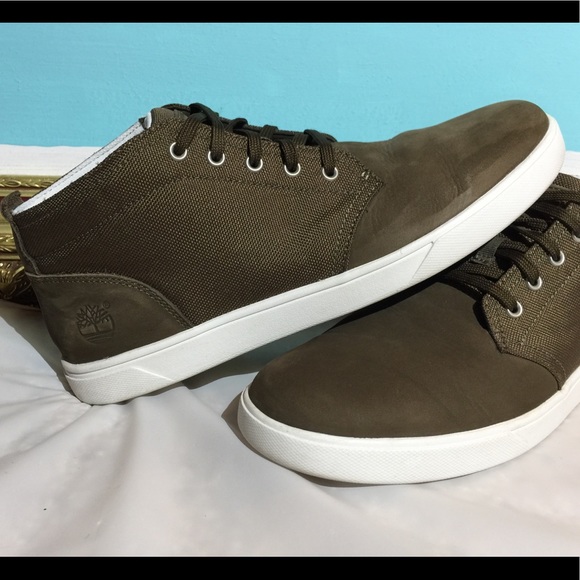 Timberland Groveton Olive Chukka Shoes main image 8